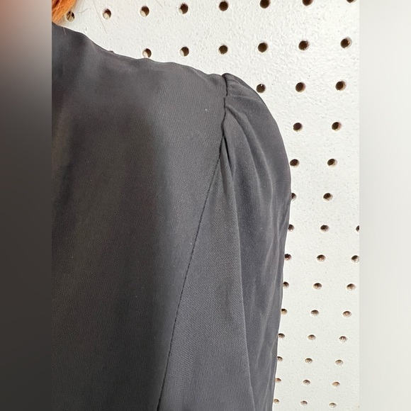 NWT ZARA Flowy Midi Dress Longsleeve XL Anthracite Grey - Picture 13 of 15